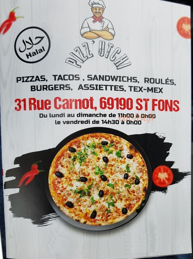 Pizz'utchi — carte page 1