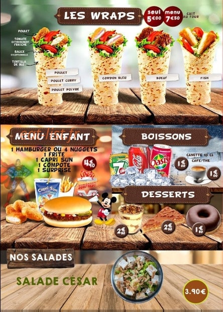 Best Burger — carte page 4