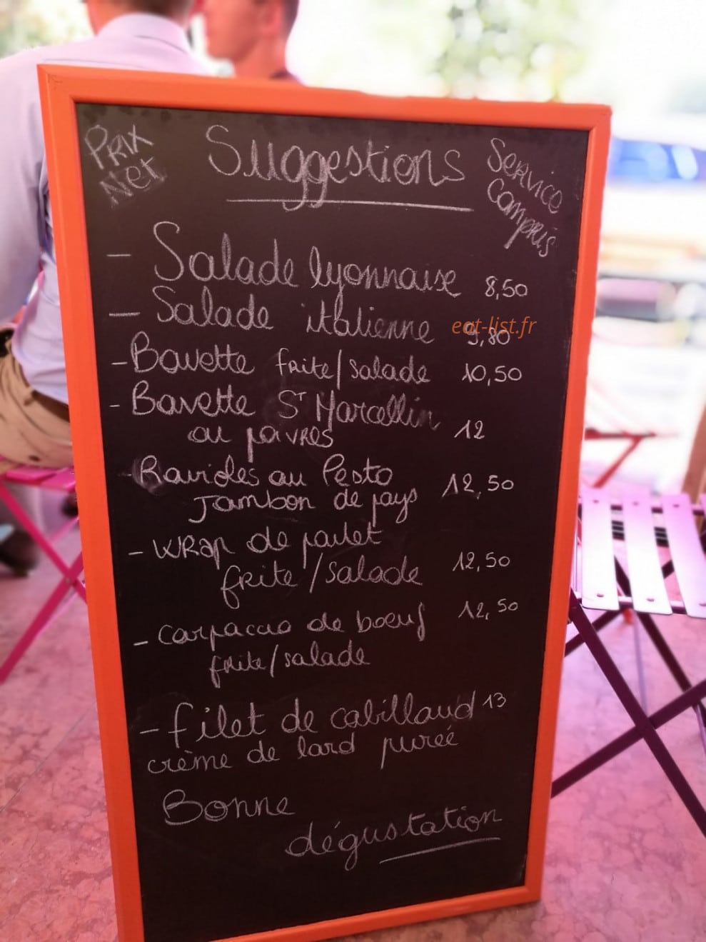 Brasserie de Parilly — carte page 2