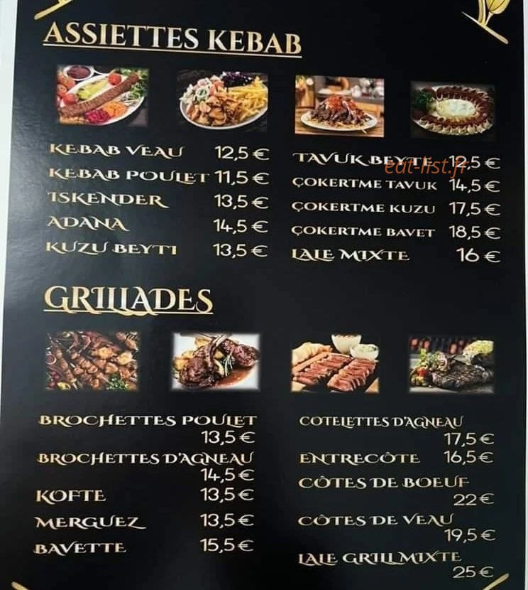 Chez Lale — carte page 2