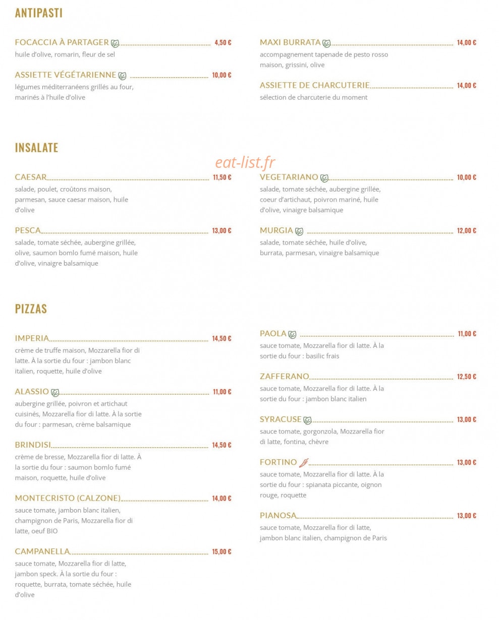 Ciao Nonna — carte page 1