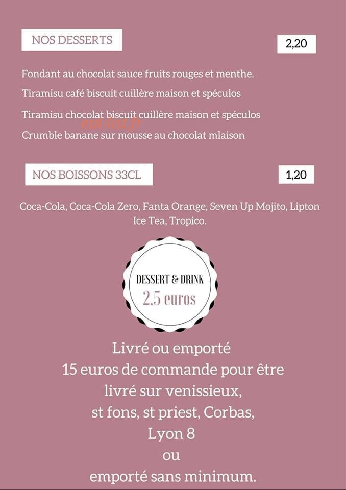 Cooked & Fresh — carte page 1