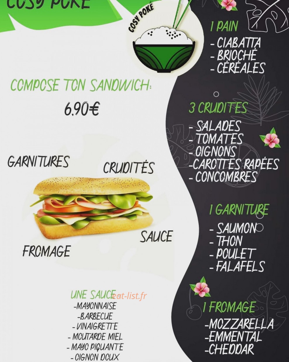 Cosy Poké — carte page 1
