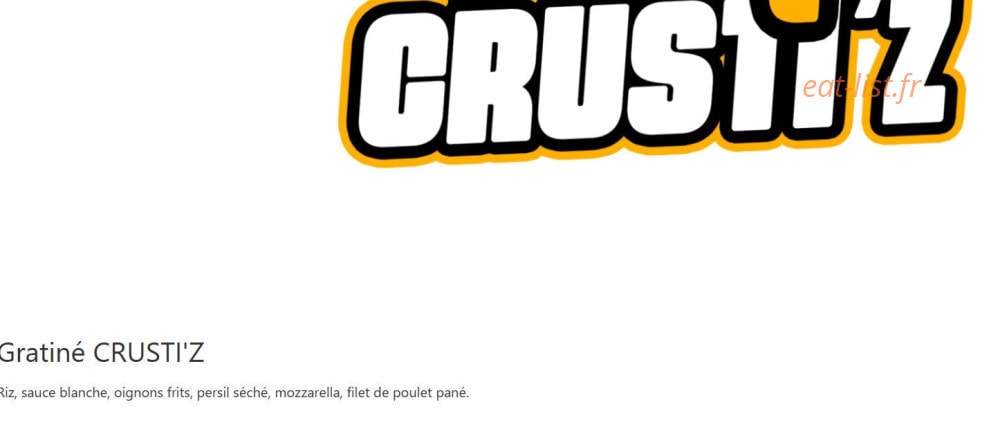 Crusti’Z — carte page 2