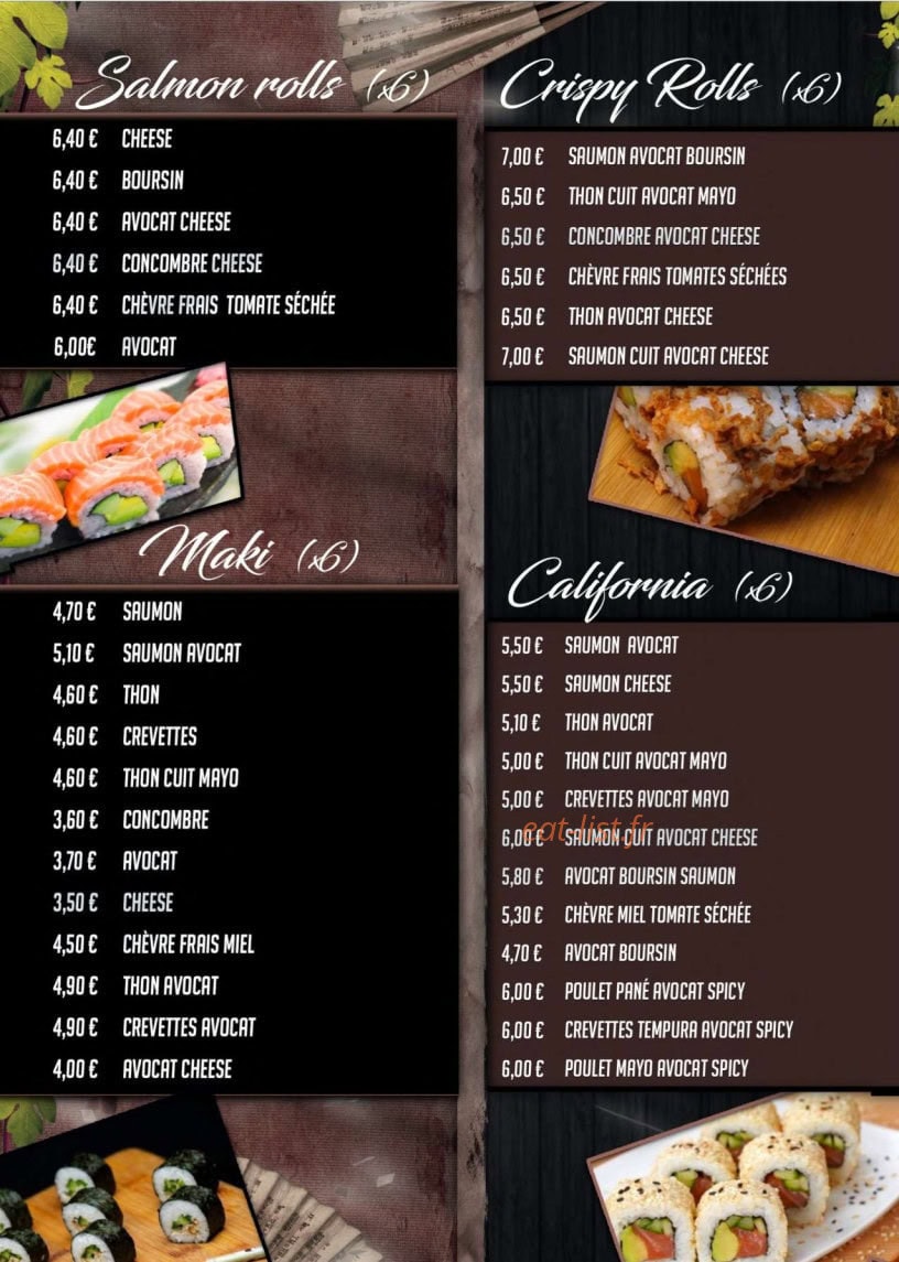 KymSushi — carte page 4