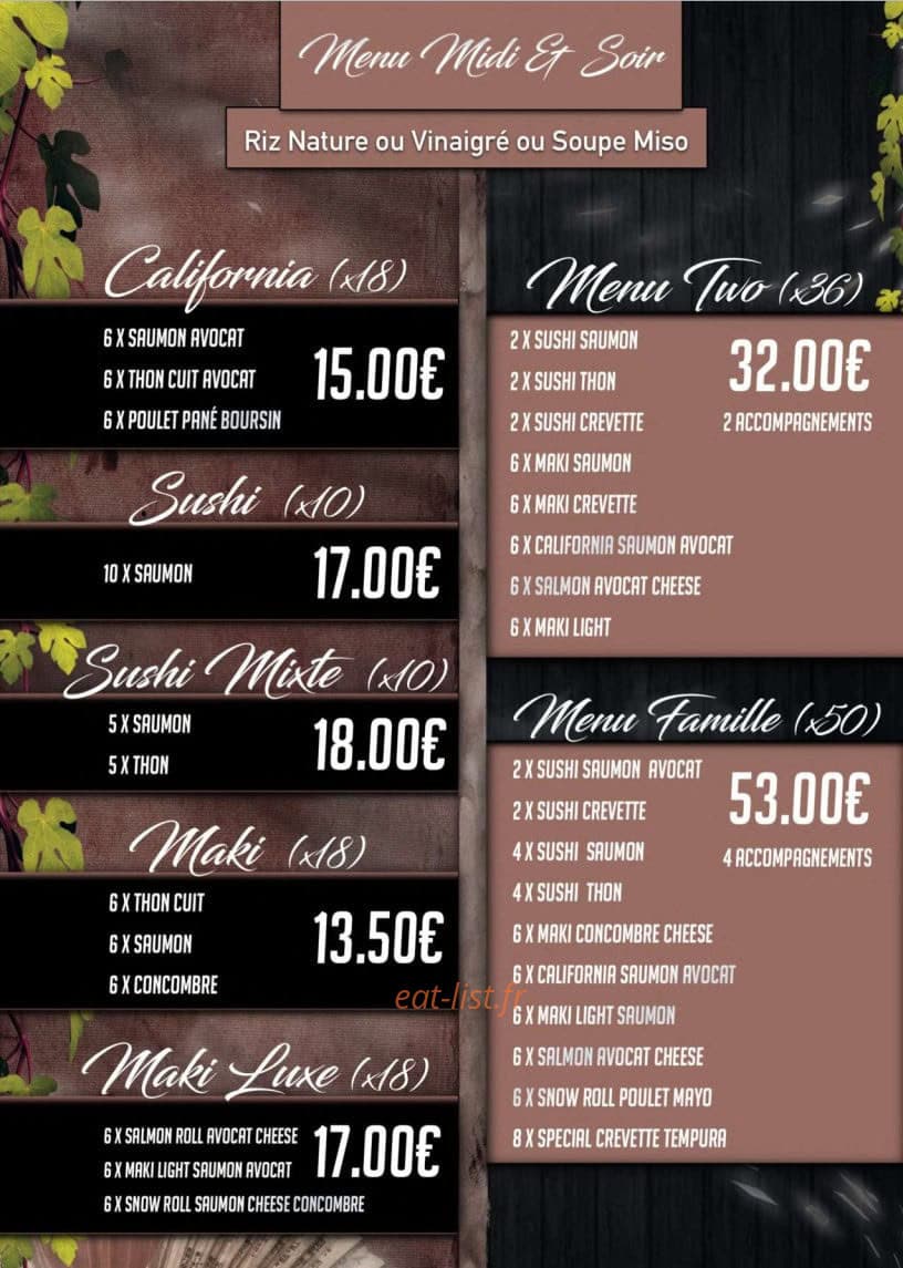 KymSushi — carte page 3