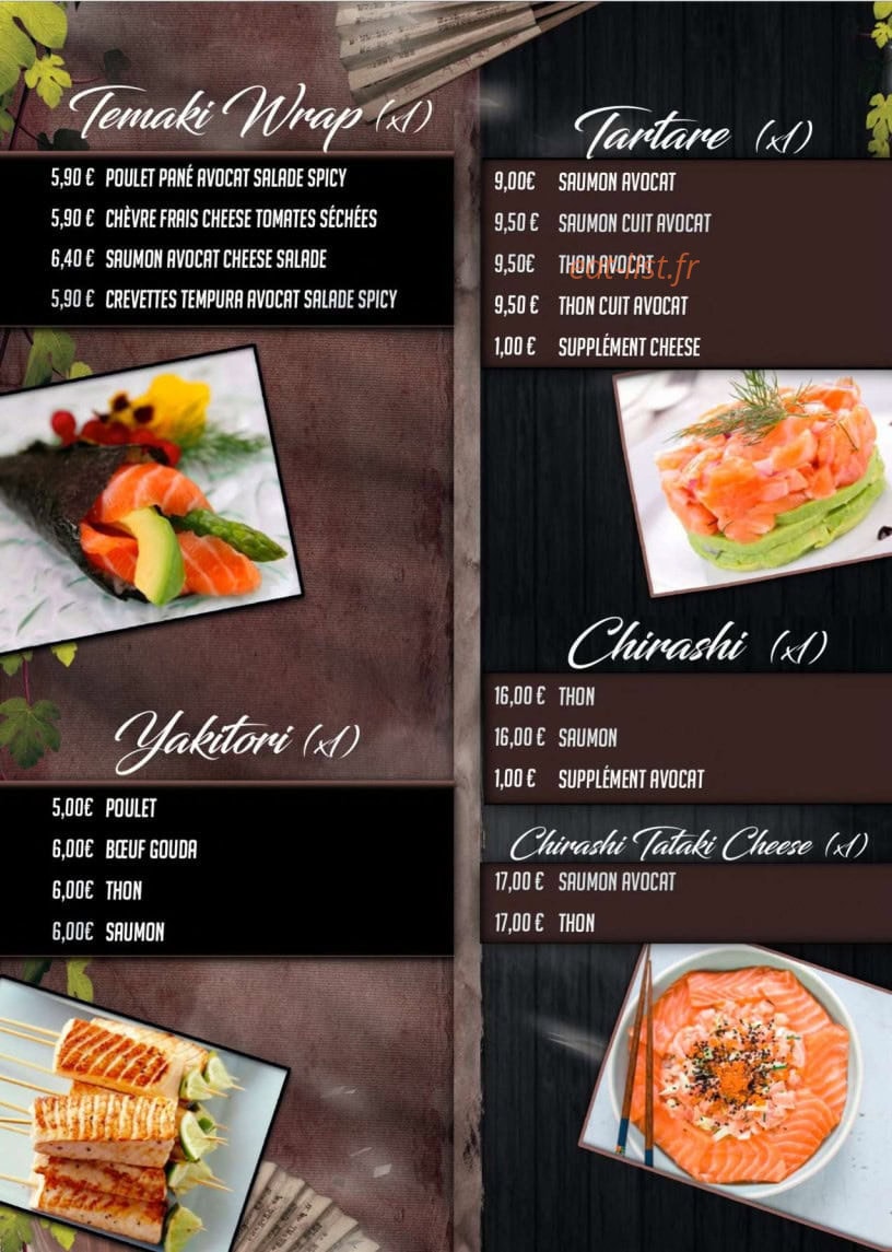 KymSushi — carte page 7