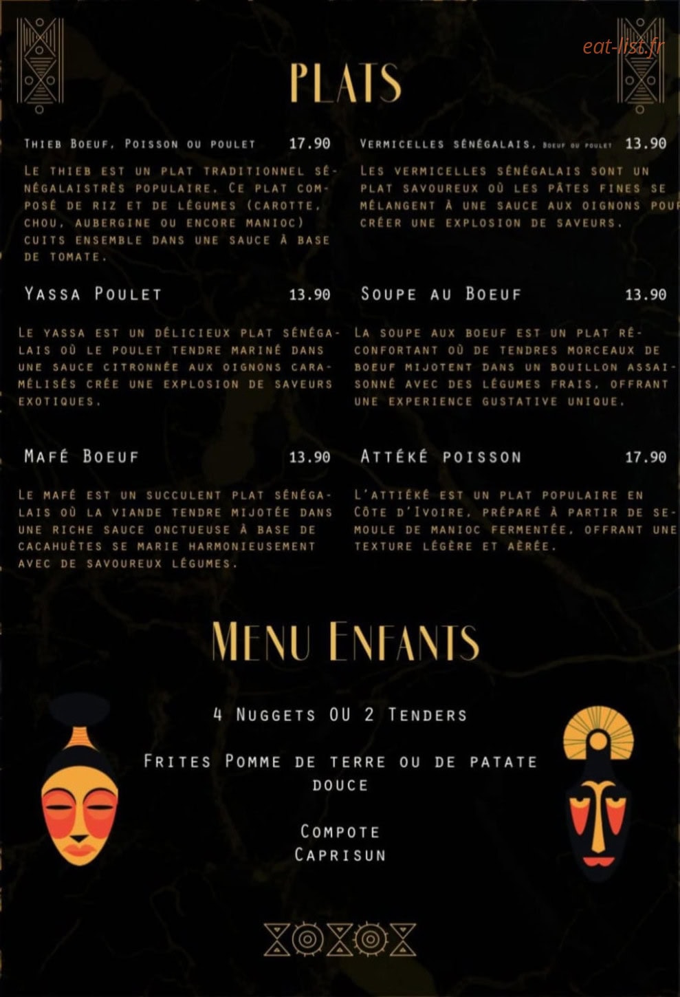 Le Nobu — carte page 2