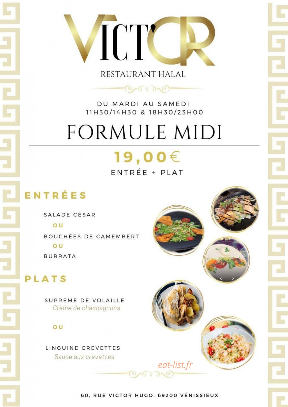 Le Vict'Or — carte page 1