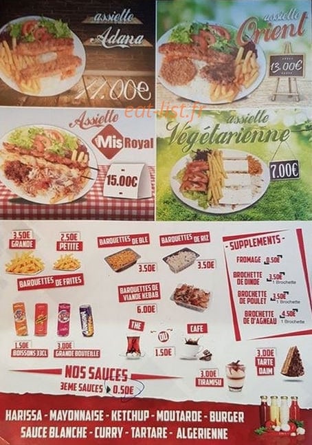 Mis Kebab — carte page 4