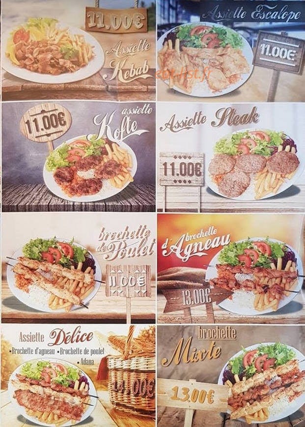 Mis Kebab — carte page 3
