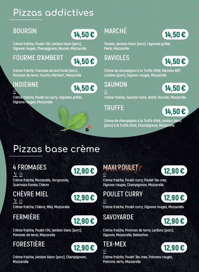 Pazzi Di Pizza — carte page 2
