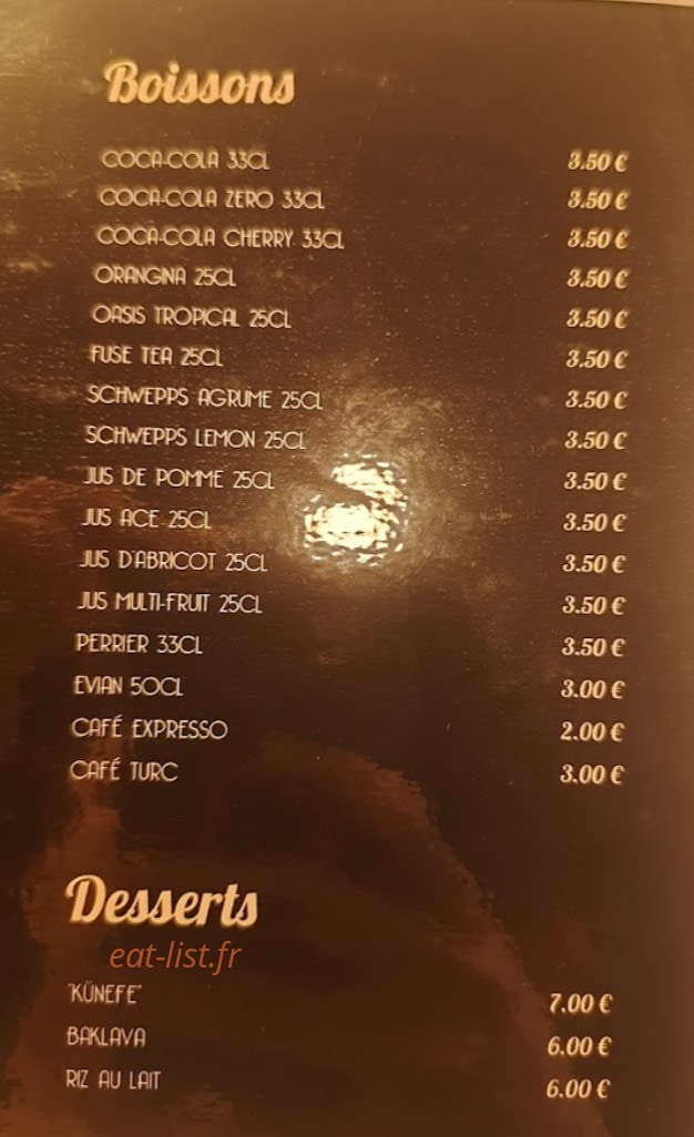 Restaurant Sofram Grill — carte page 4