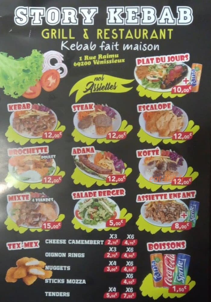 Story kebab — carte page 2