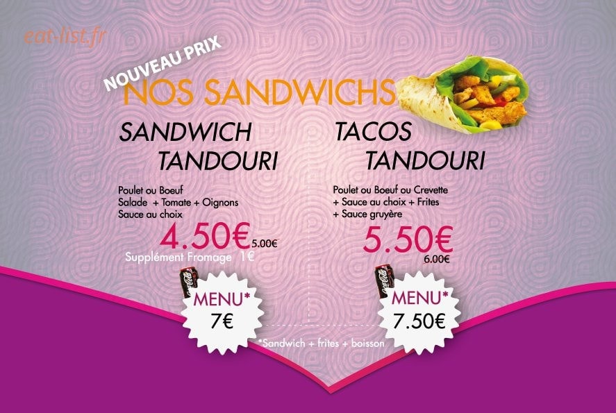 Tandoori house — carte page 6