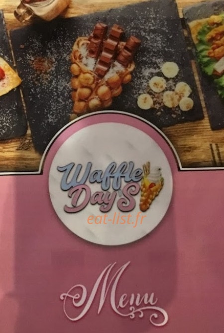 Waffle Day’s — carte page 1