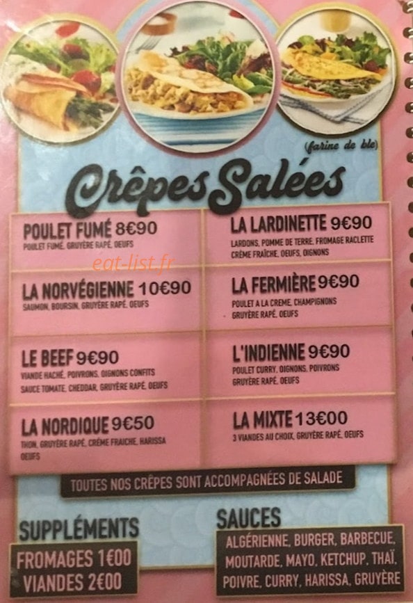 Waffle Day’s — carte page 2