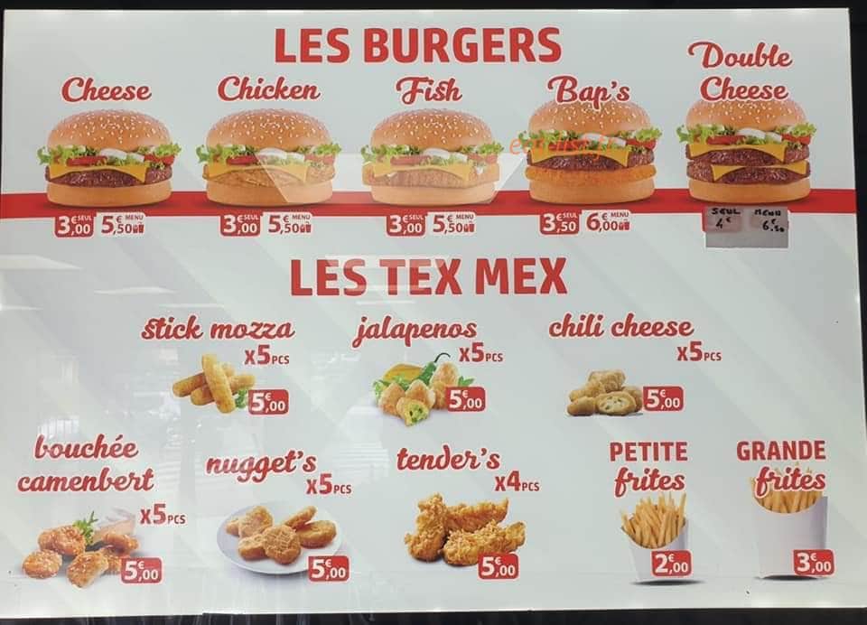 Kebab du centre Sain Bel — carte page 3