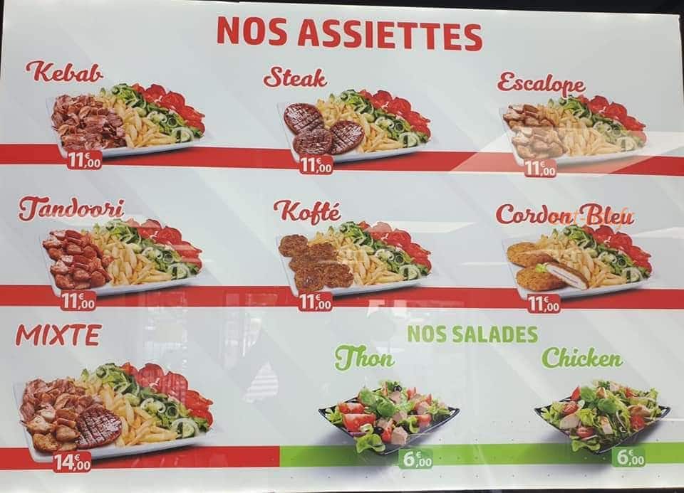 Kebab du centre Sain Bel — carte page 2