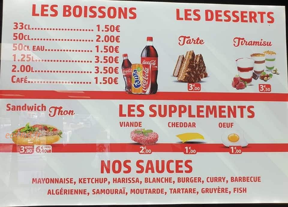 Kebab du centre Sain Bel — carte page 5