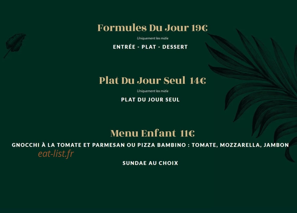 Bistrot Brigitte — carte page 3