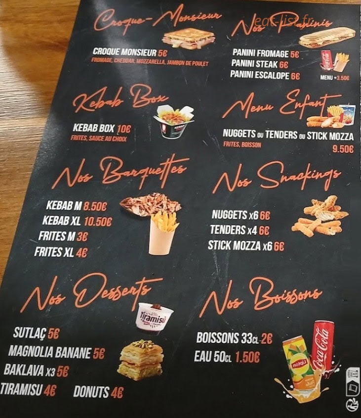 Break Food — carte page 2