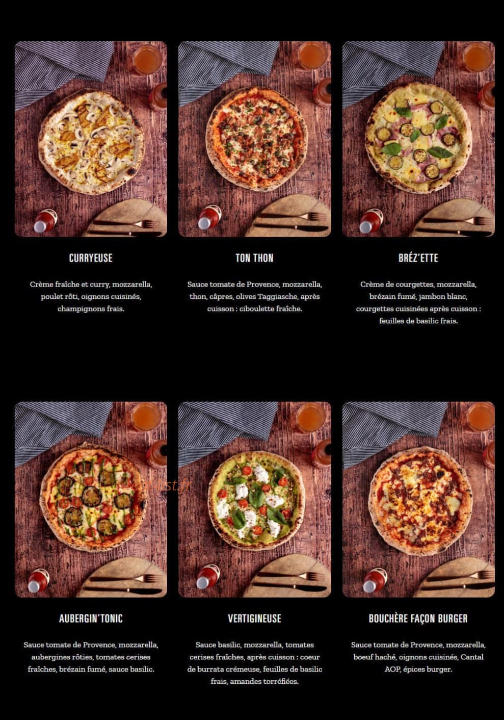 Pizza Cosy — carte page 2