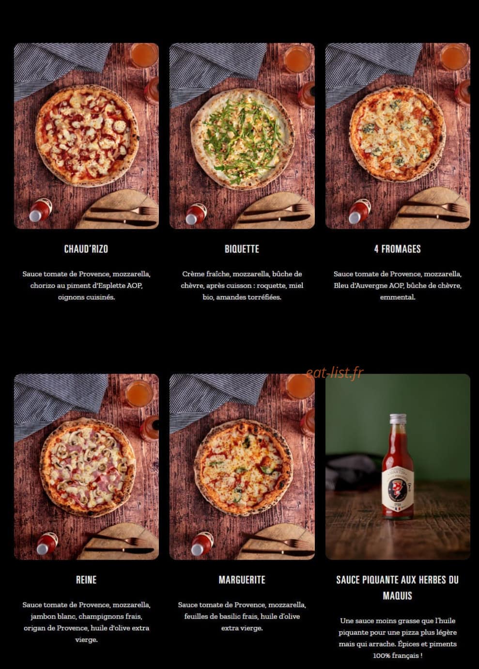 Pizza Cosy — carte page 3