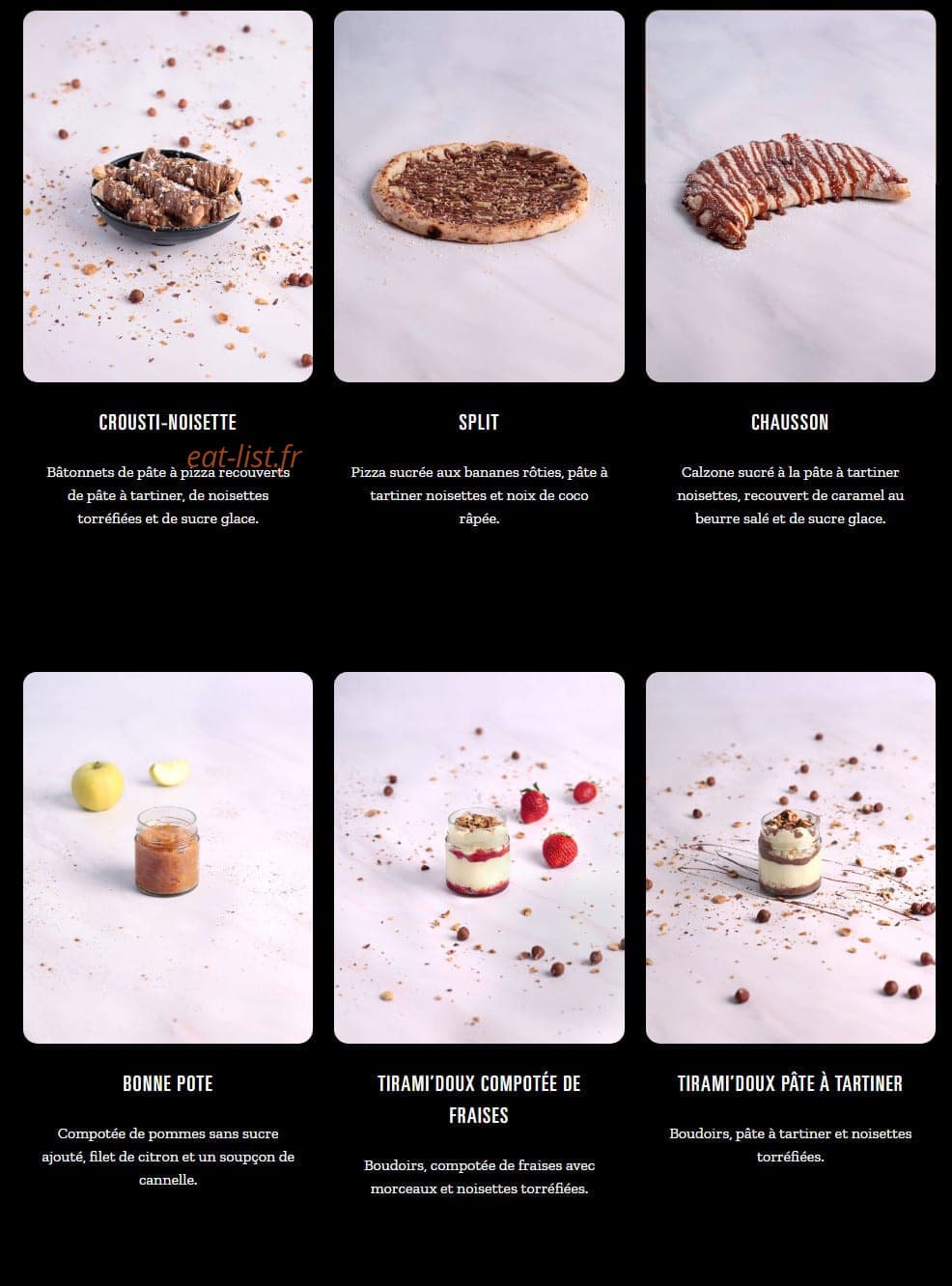 Pizza Cosy — carte page 6