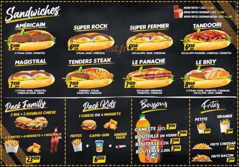 Big Food — carte page 4