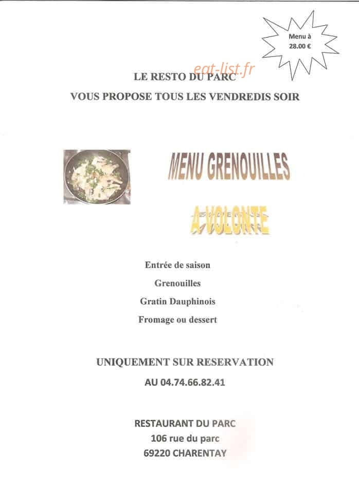 Le resto du parc — carte page 3