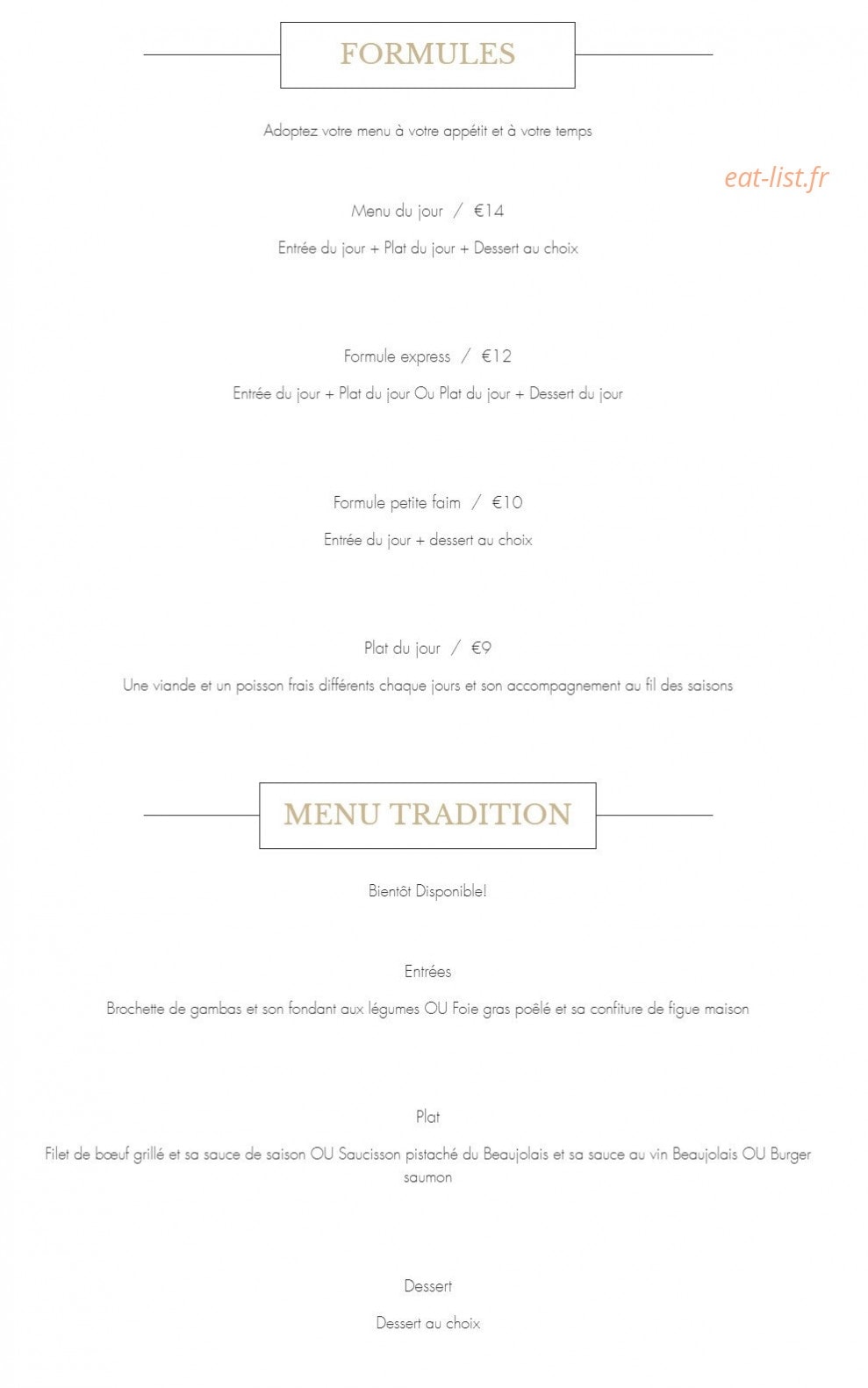La régalade — carte page 1