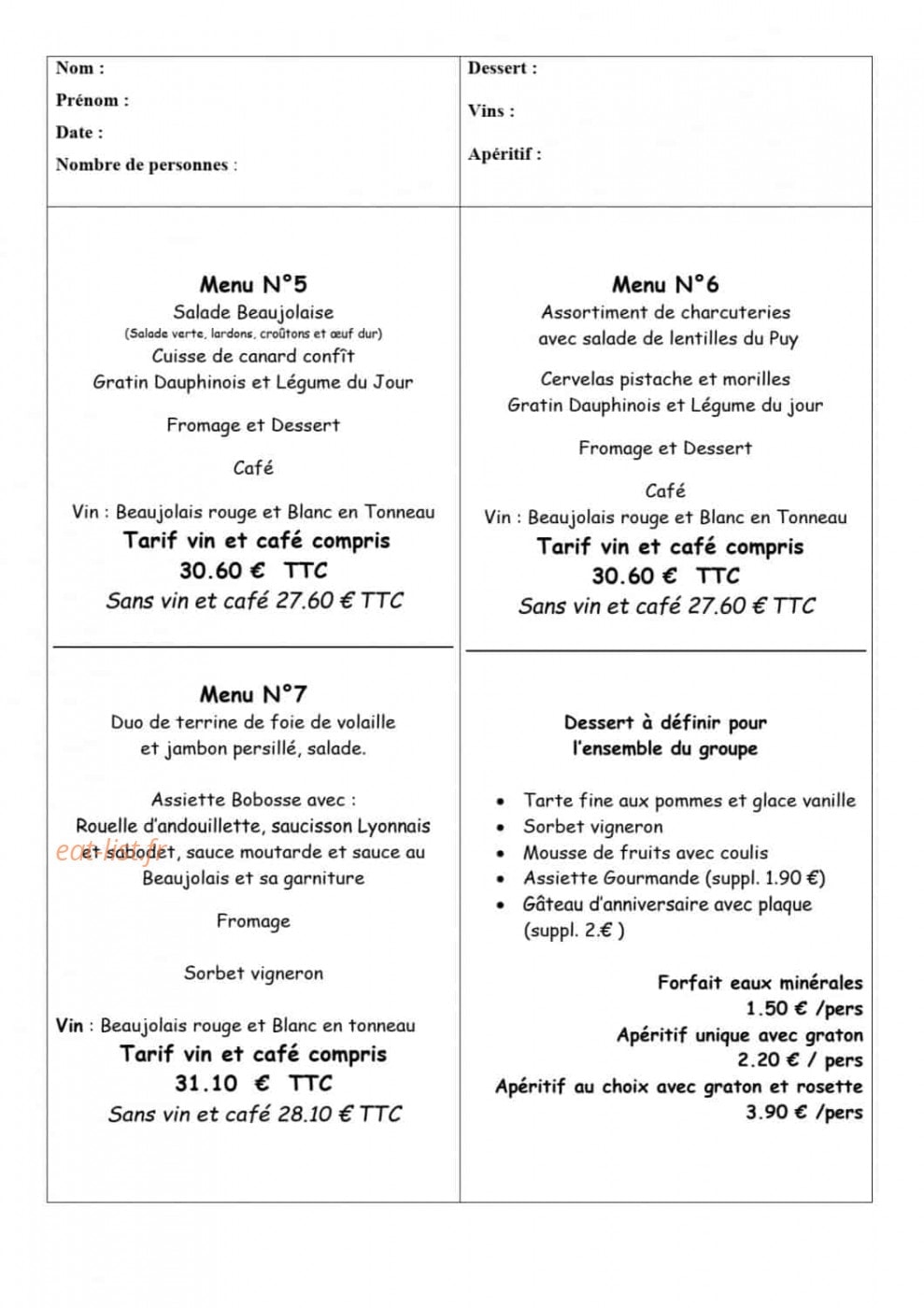 Les rendez-vous Bobosse — carte page 14