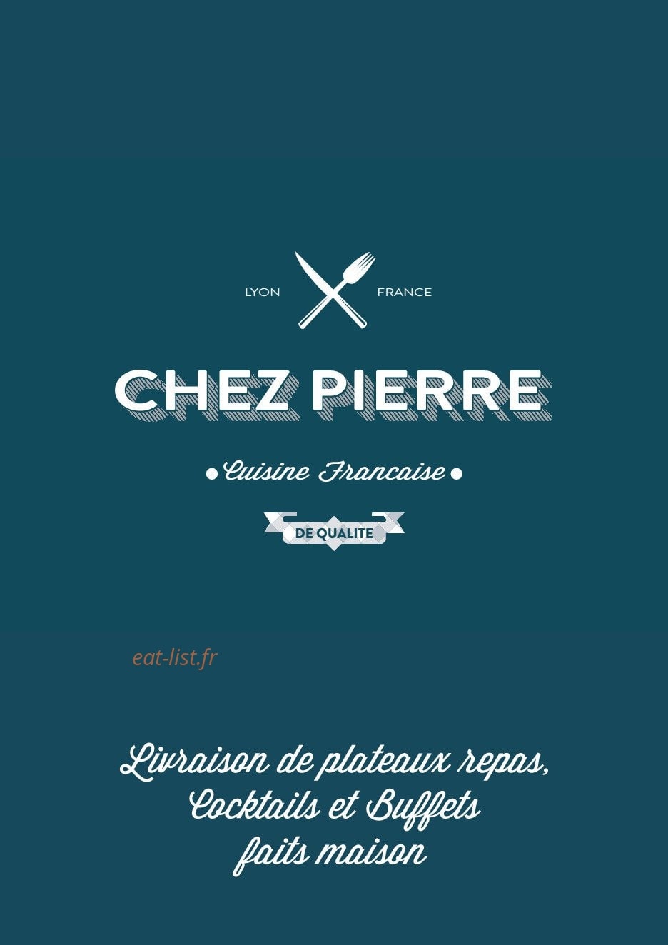 Chez Pierre — carte page 1