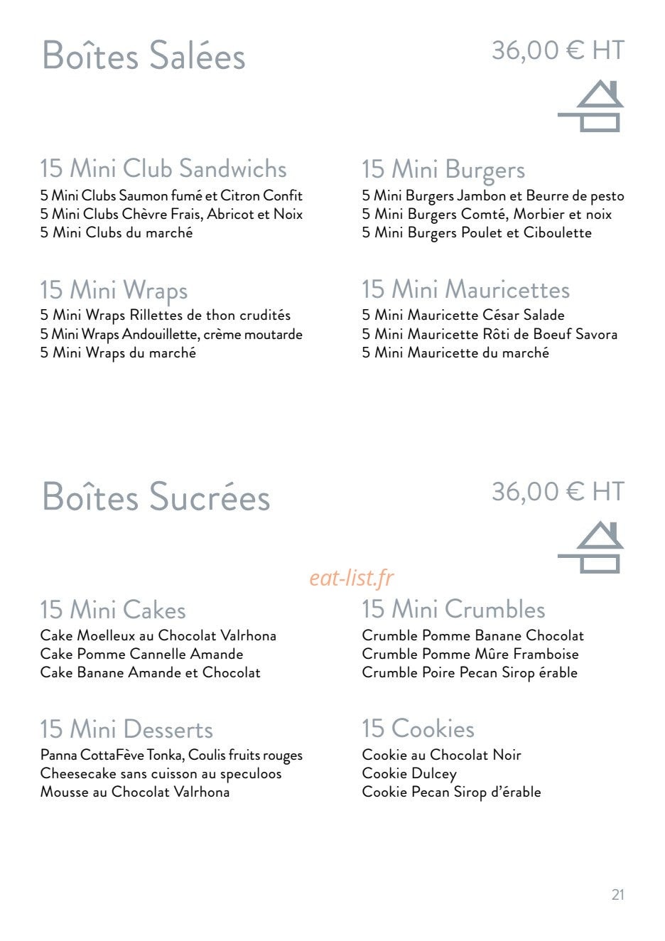 Chez Pierre — carte page 10