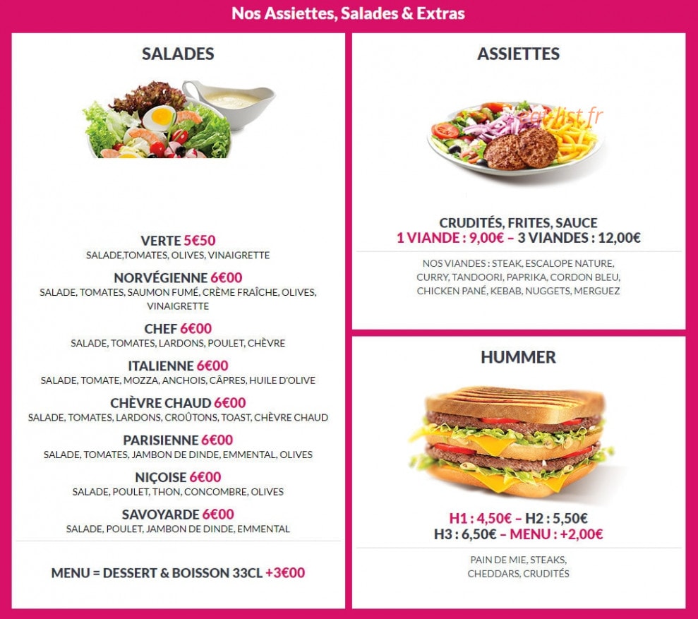 Express Pizza — carte page 5
