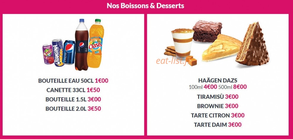 Express Pizza — carte page 7