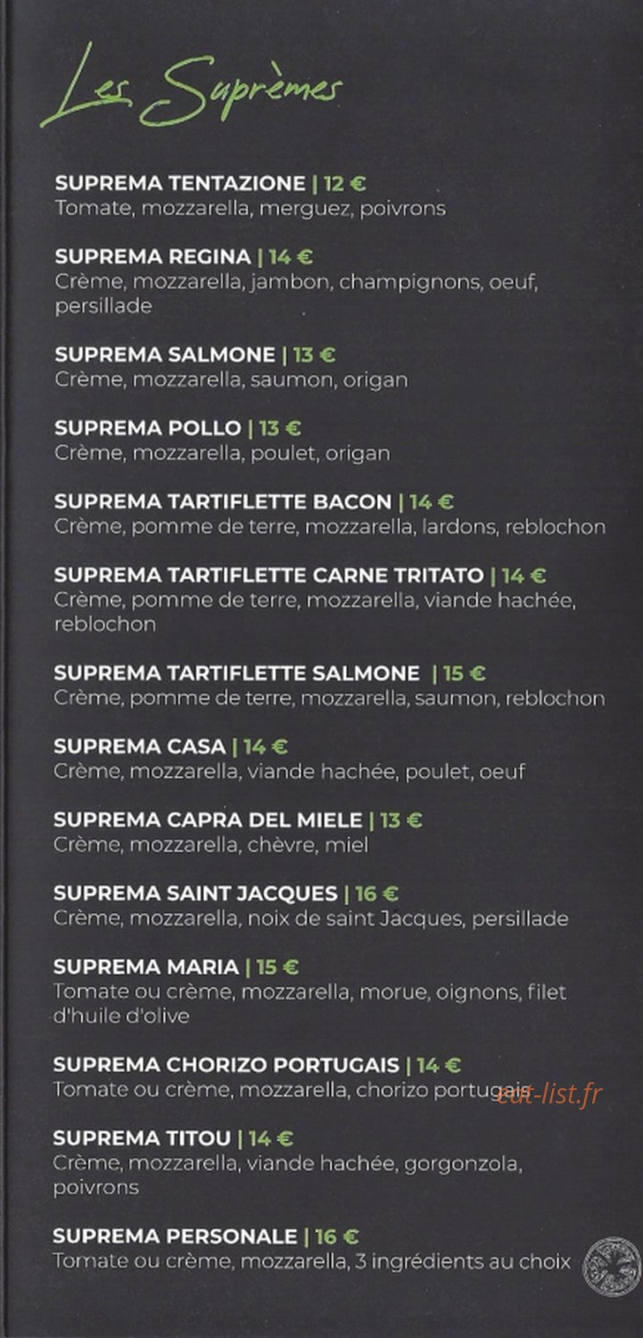 Pizza Titou — carte page 2