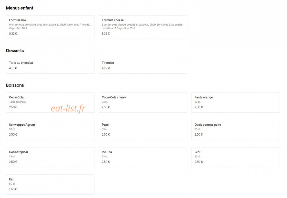 Saint Genis Kebab — carte page 6
