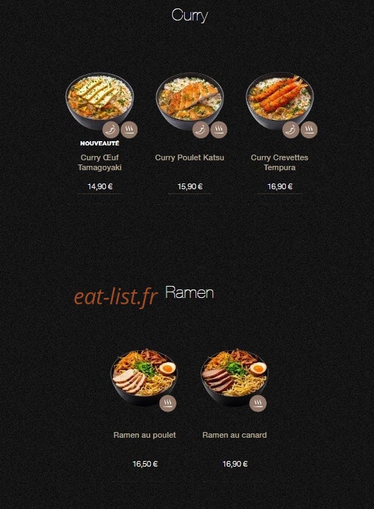 Sushi Shop — carte page 21