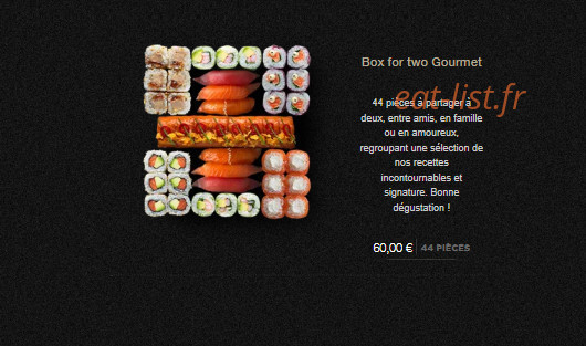 Sushi Shop — carte page 9