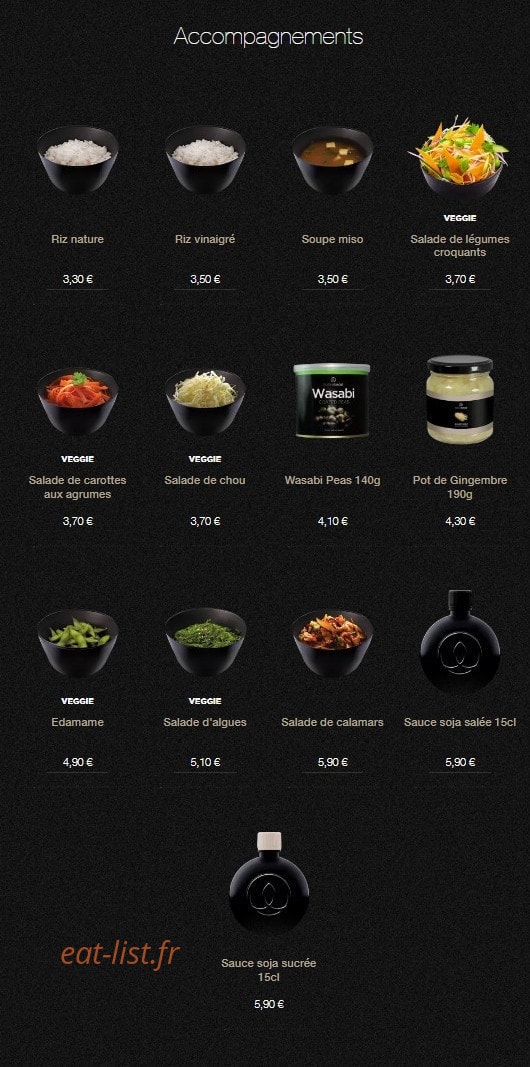 Sushi Shop — carte page 24