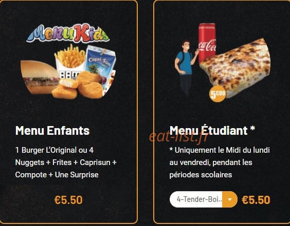 Bbm Tacos — carte page 4
