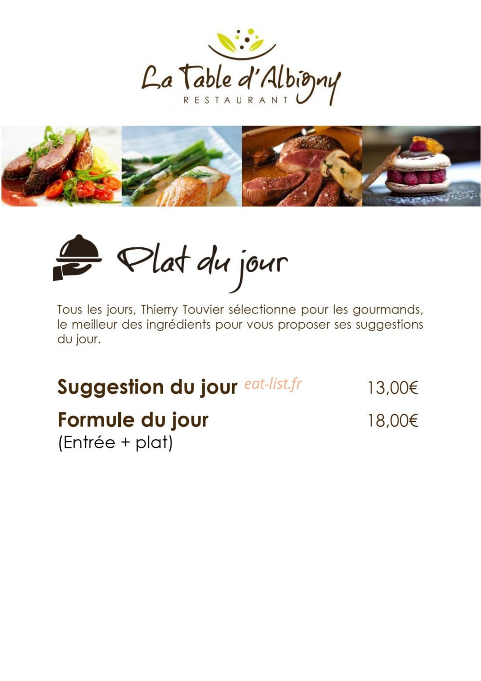 La Table D'albigny — carte page 3