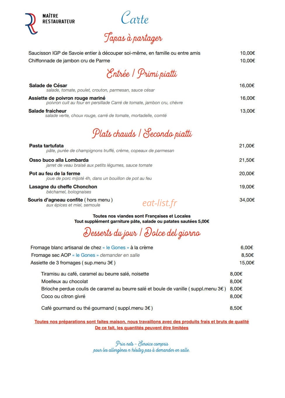 La table de chonchon — carte page 2