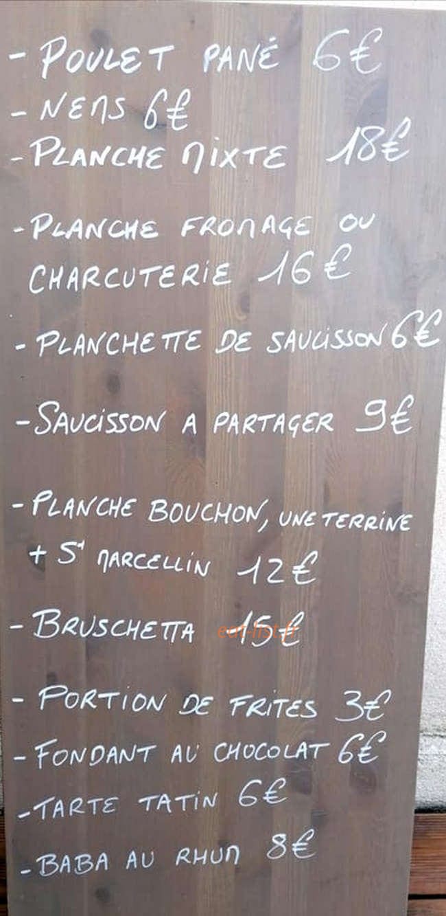 Comptoirs & Bouchons — carte page 1