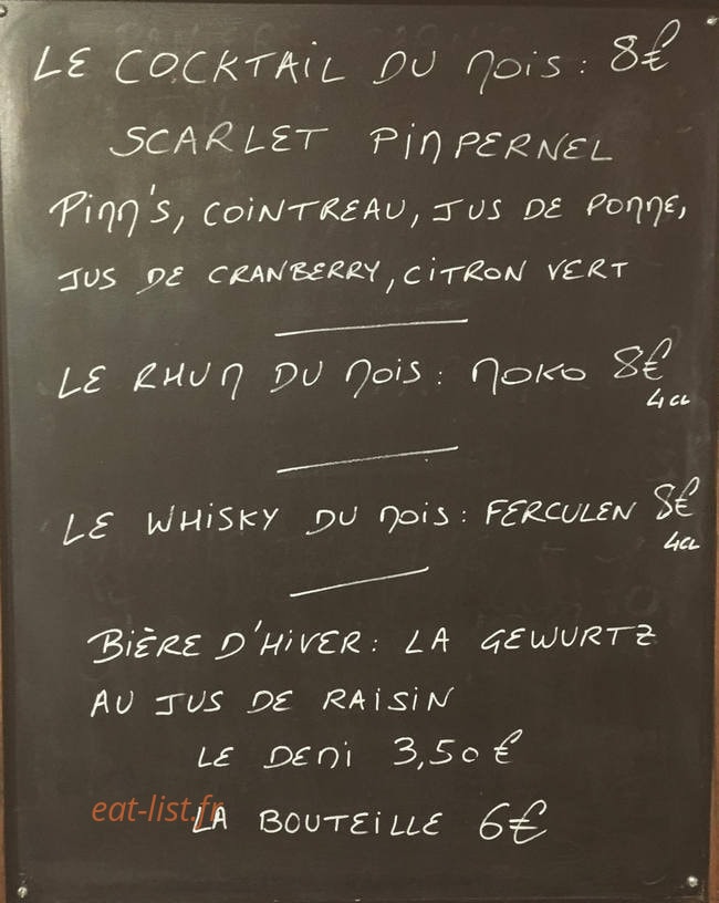 Comptoirs & Bouchons — carte page 2