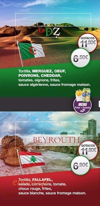 Go tacos — carte page 7