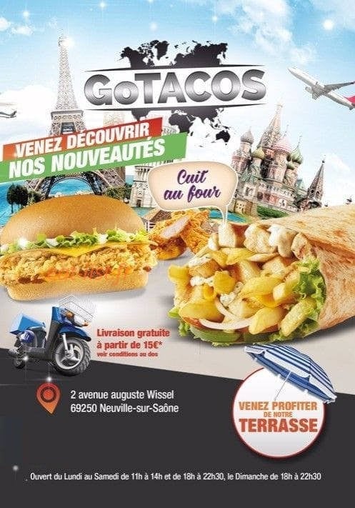 Go tacos — carte page 1