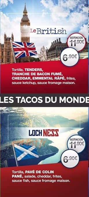 Go tacos — carte page 5